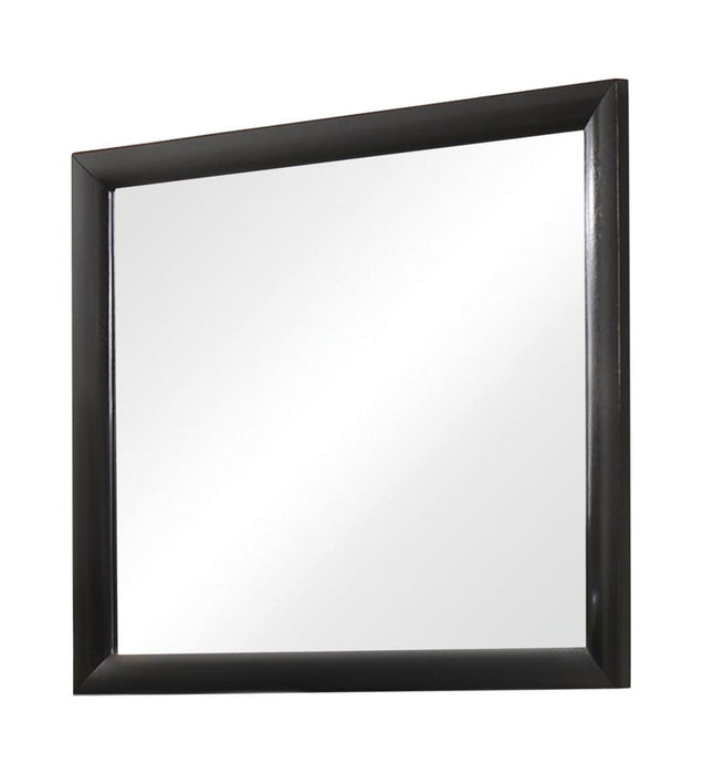 Briana Rectangle Dresser Mirror Black image