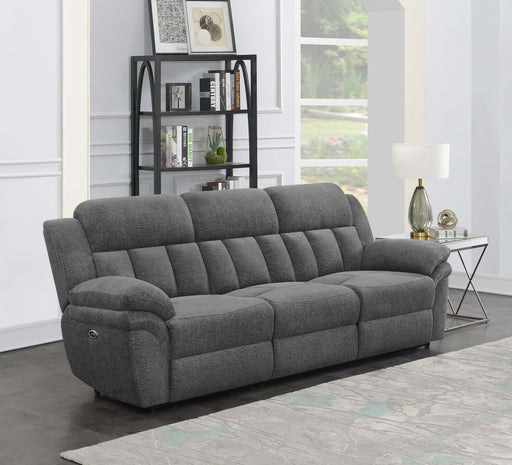 Bahrain Upholstered Power Sofa Charcoal image