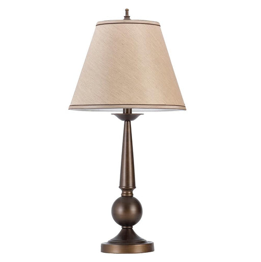 Ochanko Cone shade Table Lamps Bronze and Beige (Set of 2) image