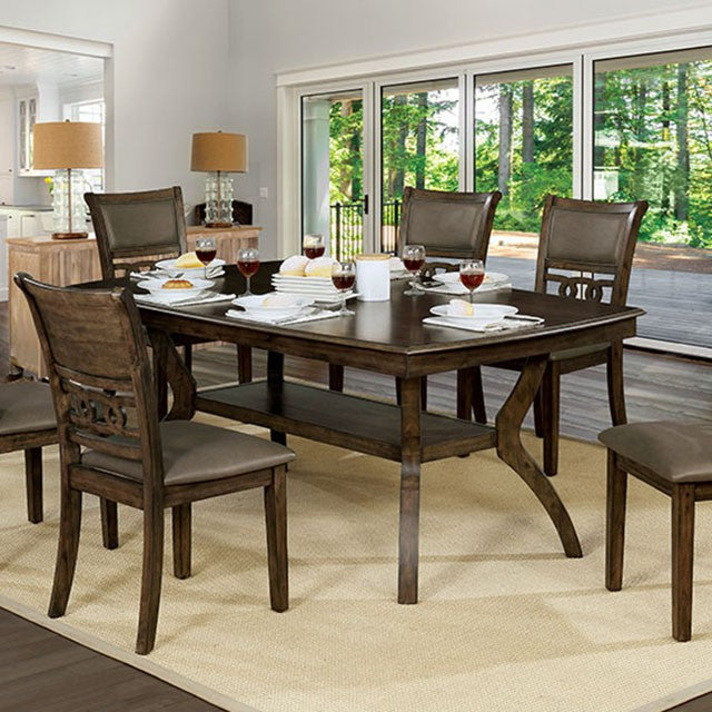 Holly Satin Walnut Dining Table image