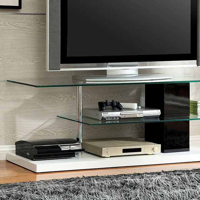 Neapoli Black/White 63" TV Console