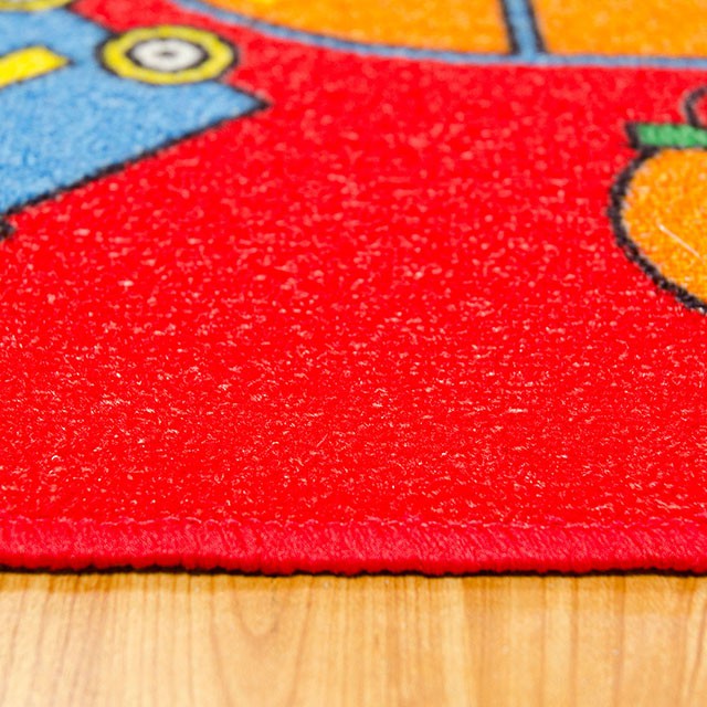 ABBEY Red 5' X 8' Area Rug