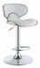 G120389 Contemporary White Adjustable Bar Stool image