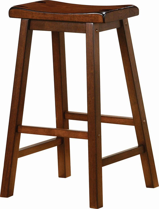 Transitional Chestnut Bar-Height Stool image