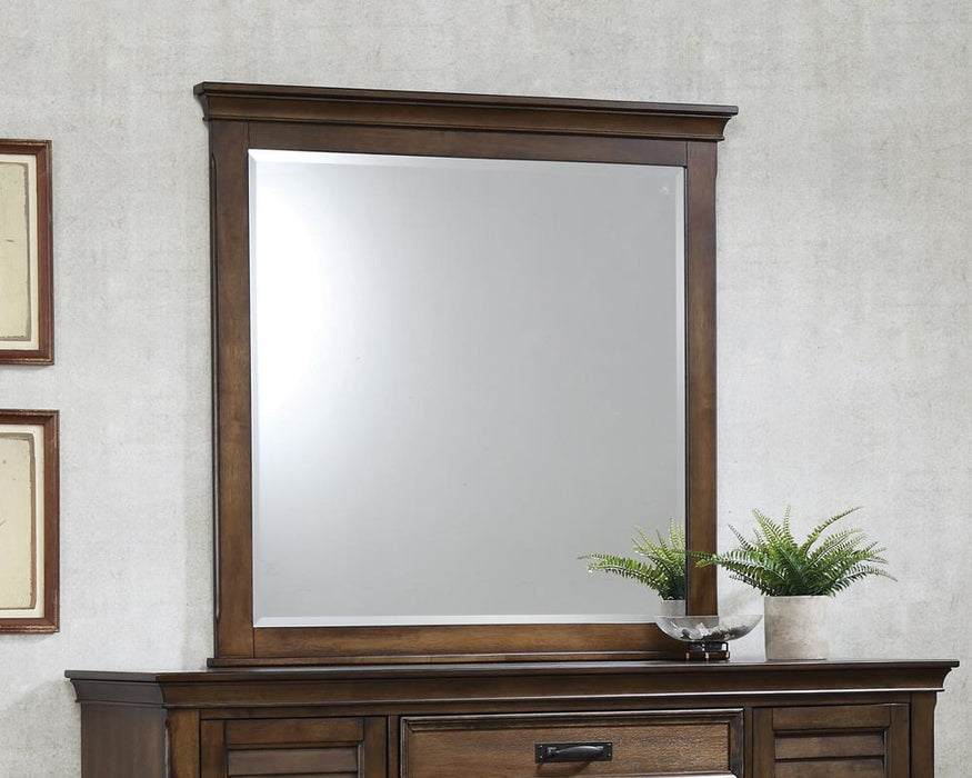 Franco Burnished Oak Dresser Mirror image