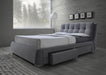 Fenbrook Transitional Grey Eastern King Bed image