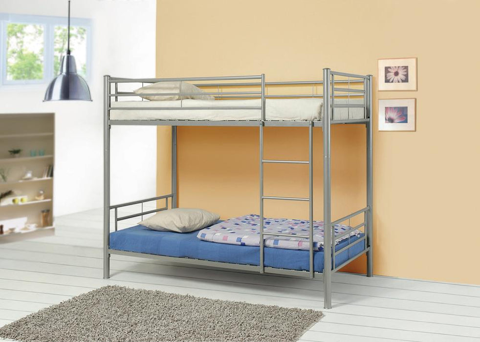 Denley Metal Twin-over-Twin Bunk Bed image