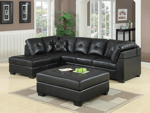 Darie Contemporary Black Ottoman image