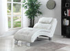 Dilleston Contemporary White Chaise image